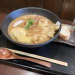 徳八 - かしわ天カレーうどん♫