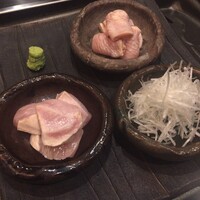 とり料理 鳥者 - 鶏たたき