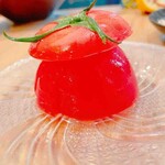 酒場 サワマル - 冷やしトマト２
