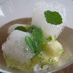 エスキス - リモチェッロとミントのシャーベット1