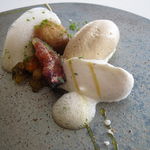 エスキス - サヴァラン  葡萄とサフランのゼリー、甘草のアイスクリーム2