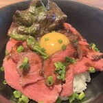 Homemade roast beef bowl