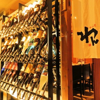 We carry a variety of sake and shochu brands!