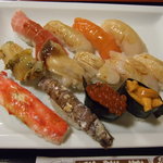 幸寿司 - おまかせ握り＋えんがわ