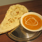 インド料理 ムンバイ - バターチキン、ナン