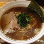 ラーメン ヤスオ - ラそば（細麺）　麺150グラムくらい　ニンニク少し　600円