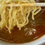 かつ平 - 鉄火麺の麺