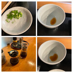 染地台 藪蕎麦 - 薬味と辛汁