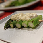 炭火焼鳥さかもり北新地 - アスパラ