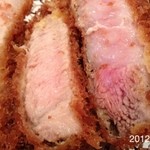 とんかつ マンジェ - 上ロース60匁定食1550円　2012.9.22(土祝日)11時15分訪問 流石です(^_^)v