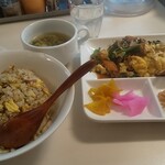 Itami Toritama Shokudou - 日替わり定食、チャーハンに変更