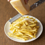 French fries with salt and grana padano