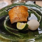 鮨みやもと - キンキの塩焼き