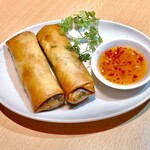 Fried meat spring rolls (2 pieces)