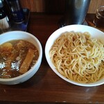 麺家 彩華 - いつものつけ麺。