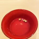 新ばし 星野 - 蕗の薹の小吸物