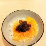 新ばし 星野 - 牛時雨煮オンTKG