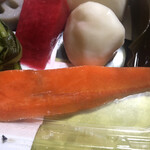 カフェアンドショップ ロータスランド - 2021/04/13
      カラフル糠漬け 200円