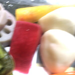 カフェアンドショップ ロータスランド - 2021/04/13
      カラフル糠漬け 200円