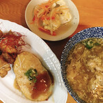 Shinanoya Purasu - お惣菜3種とスープ