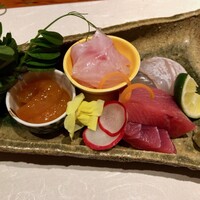 島之内 一陽 - イシガレイ 生鮪 のどぐろ 甘海老