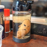 塩生姜らー麺専門店 MANNISH - 後半の生姜酢チョット足しも忘れずに