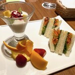 京橋千疋屋 フルーツパーラー - サンドウィッチセット