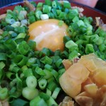 丼ぶり屋 幸丼 - ネギと卵黄