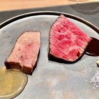 銀座 大石 - 2021.3.  牛肉の盛り合わせ