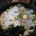 生しらす釜揚げしらすの２色丼