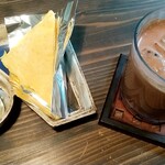 Kimama cafe - 星砂のチーズタルト＆アイスココア