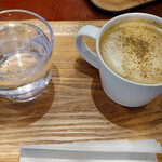 ジャパン レール カフェ - ほうじ茶ラテ￥600