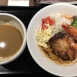 鴨出汁中華蕎麦 麺屋yoshiki - 濃厚海老カレー和えつけ麺