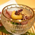 Kagurazaka Yokota - 前菜　　ホタルイカの酢味噌和え