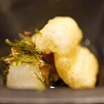 Kagurazaka Yokota - 穴子の揚げおろし煮の天ぷら