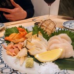 割烹 勘べえ - 貝のお刺身