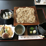 Nihon Ryouri To Soba Uotetsu - 天ざる蕎麦（税込み１８１５円）