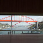 ガンツウ - 「音戸大橋」と「第二音戸大橋」の2つのアーチ橋を過ぎ急カーブ中