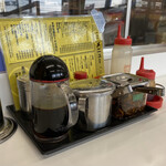 長浜ラーメン力 - 卓上