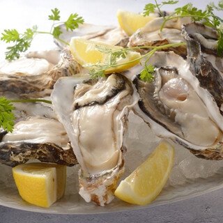 We purchase high-quality, seasonal Oyster from all over the country. Compare several types of food◎