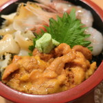 いさみ寿し - うに・つぶ・ぼたん海老丼 2021.4月