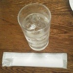 カフェ ラ・ボエム - 201209 Cafe La Boheme　 お冷のグラスは大きめ.jpg