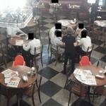 カフェ ラ・ボエム - 201209　Cafe La Boheme　 ちょっと覗きこむ・・男性サラリーマンも意外に多いね.jpg