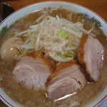 のろし - ﾗｰﾒﾝ(肉3枚)/600円　※別途味玉入り　