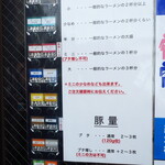 ラーメン二郎 - メニュー