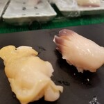 すしざんまい - ツブ、ホッキ。