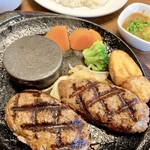 洋食 だんらんや - 網焼きハンバーグ150g　970円