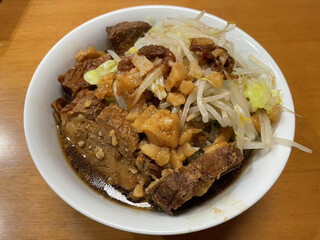 ラーメン二郎 - 「持ち帰り」700円