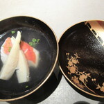 ことわりをはかるみせ ばんどう - 金目　筍　花山椒の椀