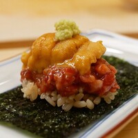 祇園 寿司六 - ☆【祇園 寿司六】さん…ウニ＆お肉の巻き(≧▽≦)/～♡☆